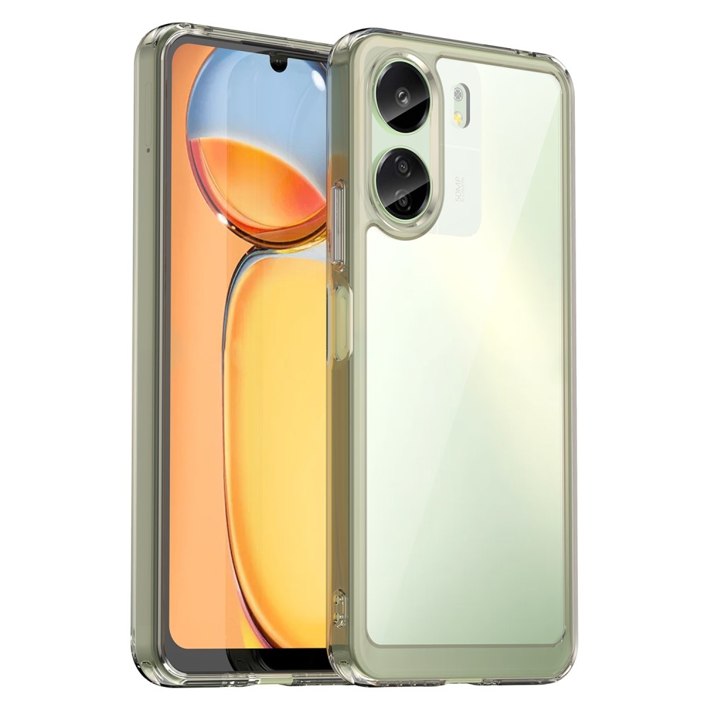 Gél tok rögzített hátlappal Xiaomi Poco C65/Redmi 13C - szürke