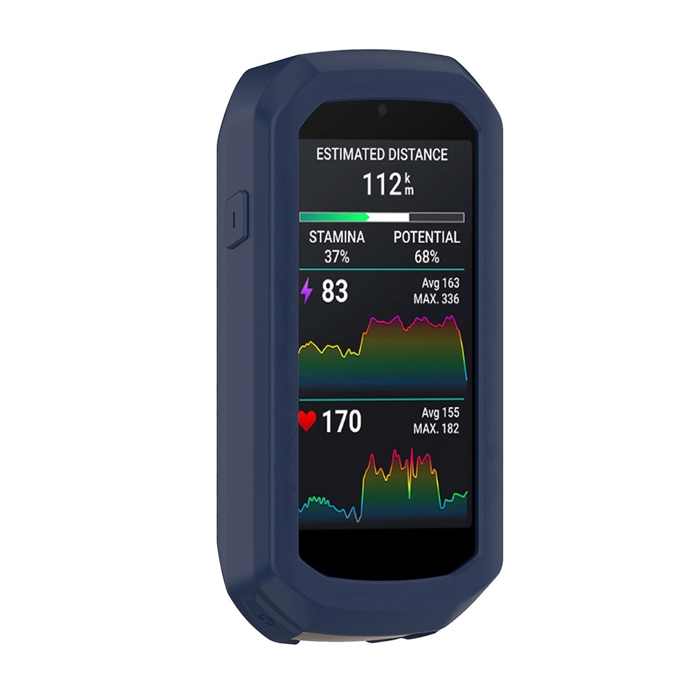 Accure szilikon tok Garmin Edge 1050 GPS kerékpáros navigációhoz - sötétkék
