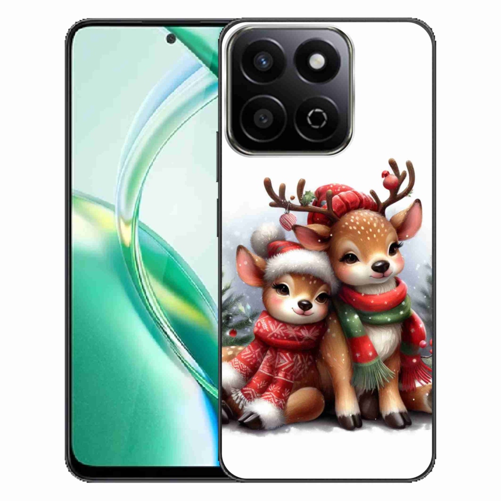 Zselés borítás mmCase a Honor 200 Smart 5G készülékhez - karácsonyi rénszarvas