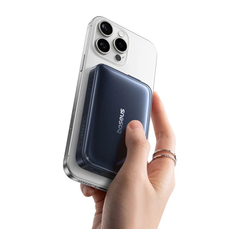 Baseus PicoGo AM61 Qi2.2 45 W-os mágneses powerbank 10 000 mAh, Cosmic Black