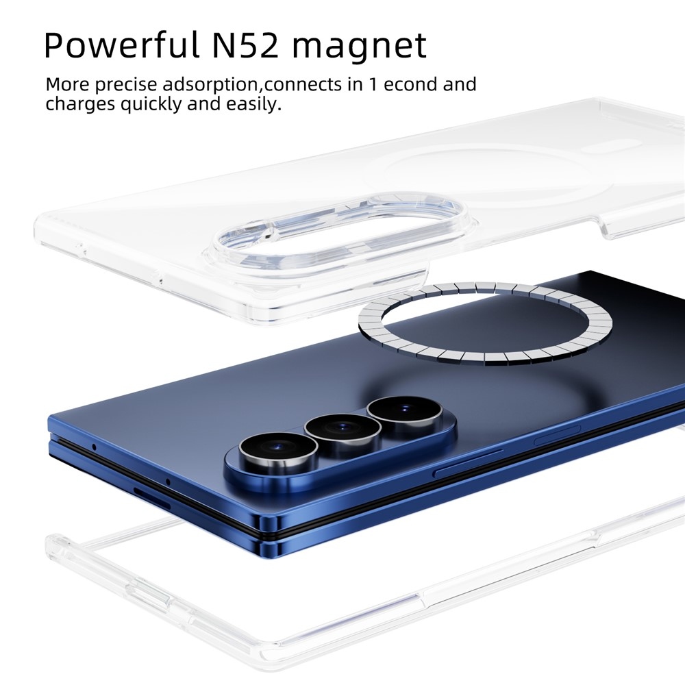Akril műanyag tok MagSafe-vel a Samsung Galaxy Z Fold8 Ultra 5G-hez – átlátszó