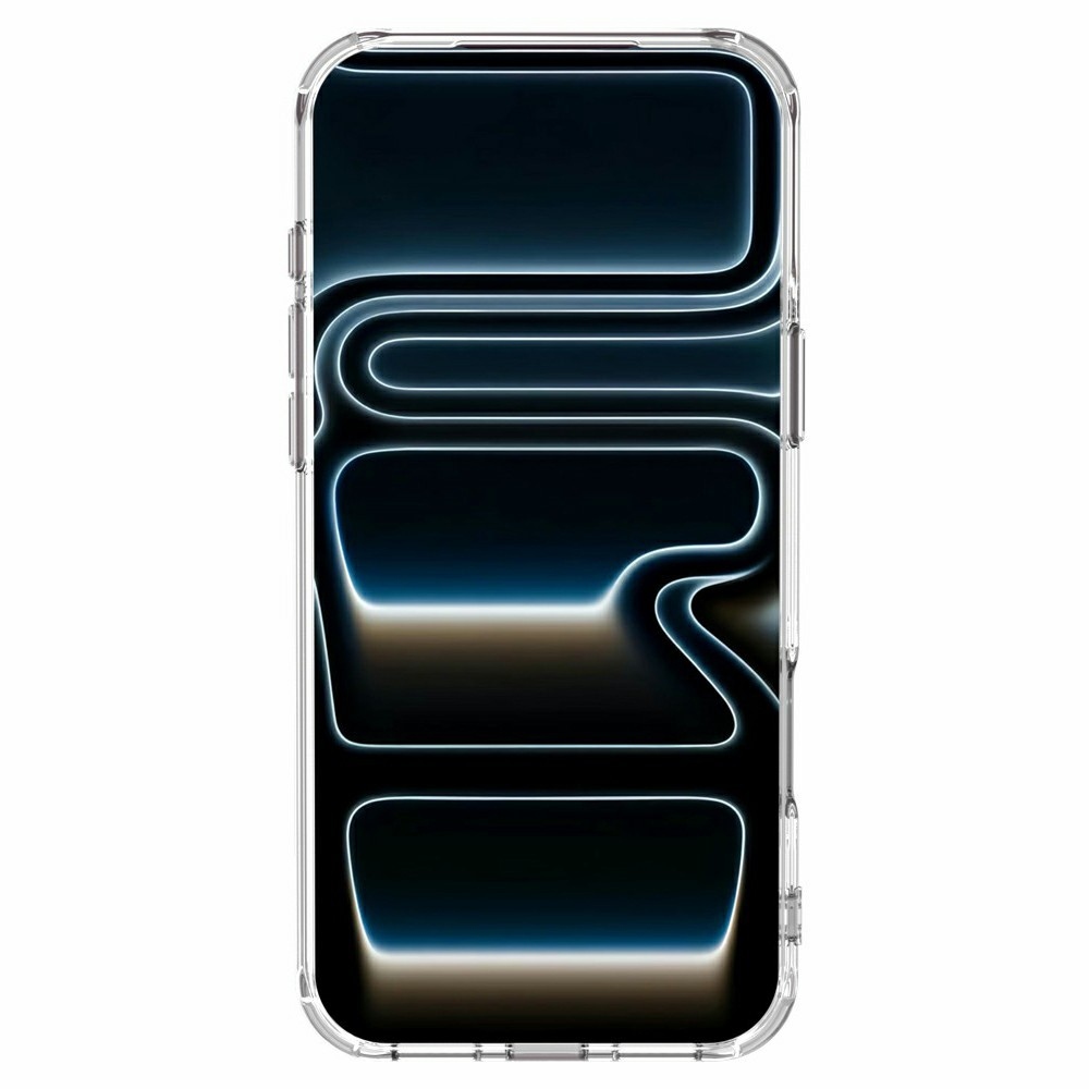 Acryle gél tok merev hátlappal és MagSafe-vel az iPhone 18 Pro/17 Pro-hoz – átlátszó