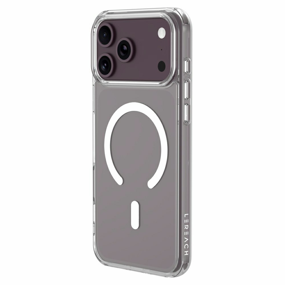 Acryle gél tok merev hátlappal és MagSafe-vel az iPhone 18 Pro/17 Pro-hoz – átlátszó