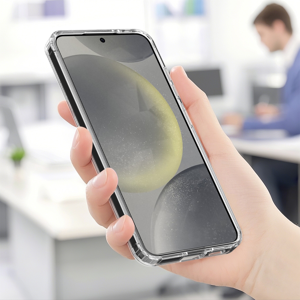 Akril zselés tok szilárd hátlappal és MagSafe Samsung Galaxy A27 készülékre - átlátszó