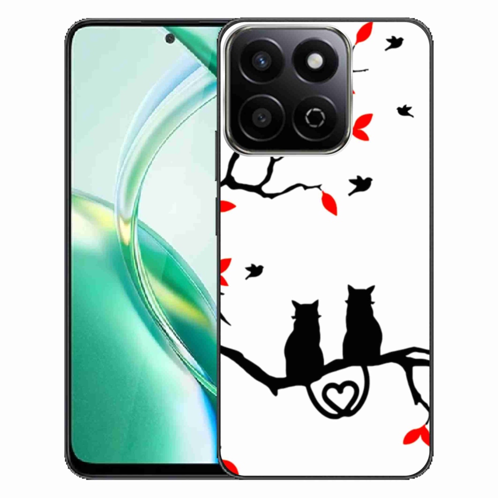 Zselés borítás mmCase a Honor 200 Smart 5G készülékhez - macska szeretet