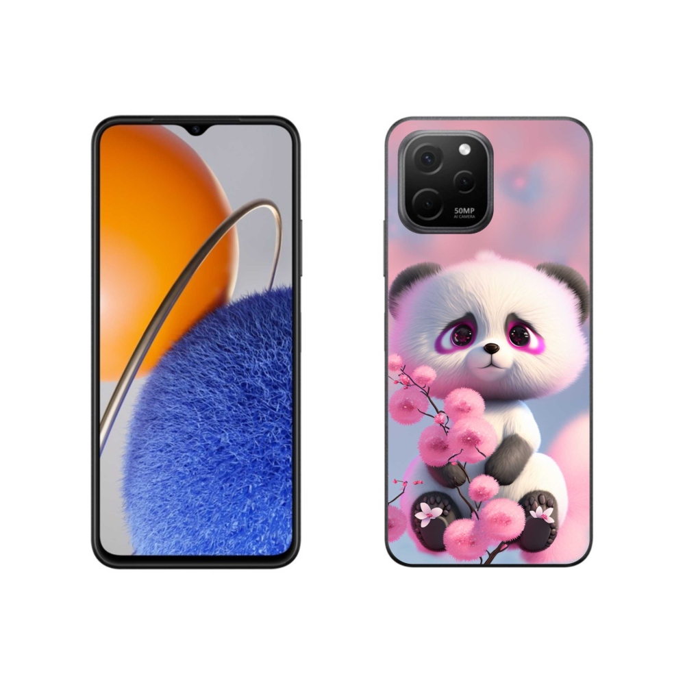 Gél borító mmCase a Huawei Nova Y61 készülékhez - aranyos panda 1
