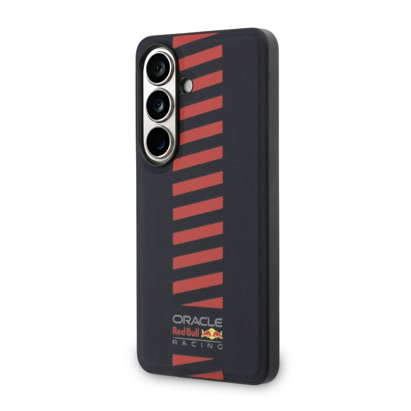 Red Bull PU bőr hálós Powerbar mágneses hátlap a Samsung Galaxy S26+ számára Navy