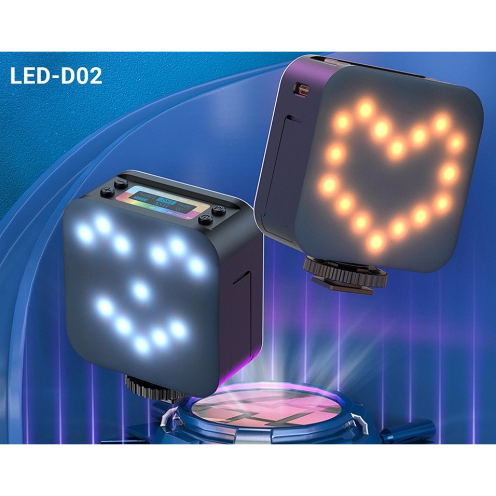 D02 mini RGB mágneses LED lámpa mobiltelefonhoz