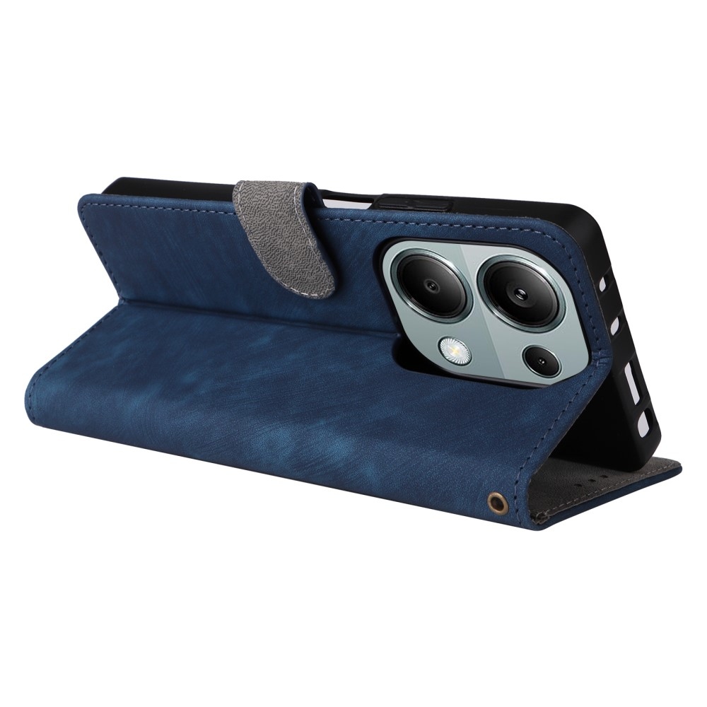 RFID könyvtáska Xiaomi Redmi Note 14S/Note 13 Pro 4G/Poco M6 Pro - kék