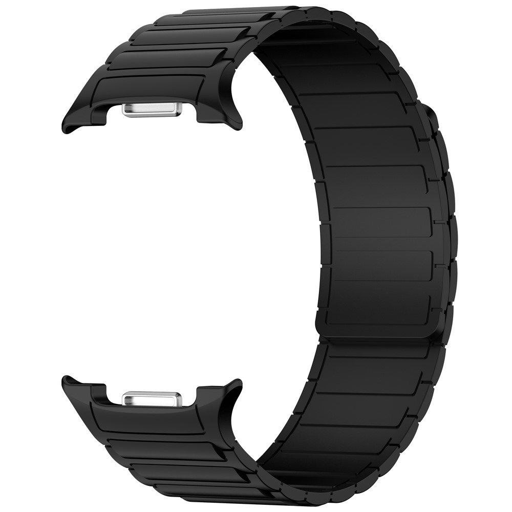 Adjust szilikon karkötő a Samsung Galaxy Watch8 Classic 46 mm-es/Watch8 44 mm-es/40 mm-es modellekhez – fekete