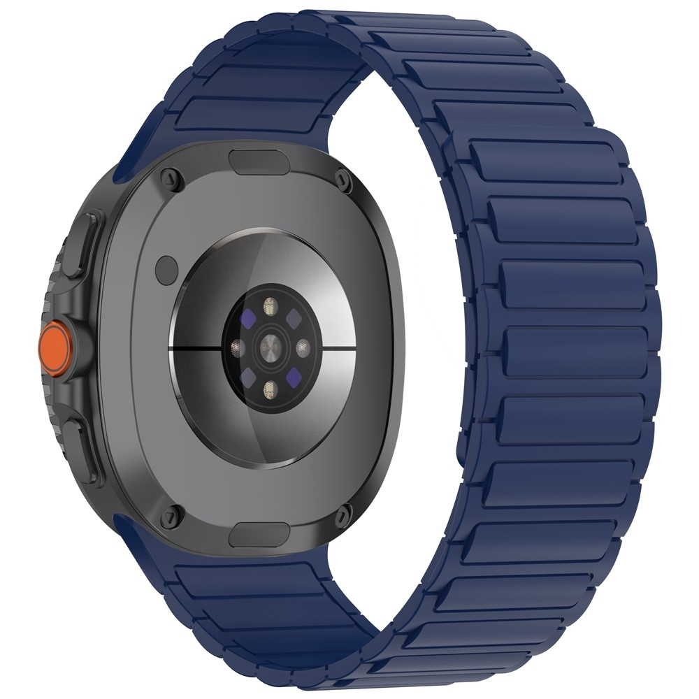 Adjust szilikon karkötő a Samsung Galaxy Watch8 Classic 46 mm-es/Watch8 44 mm-es/40 mm-es modellekhez – kék