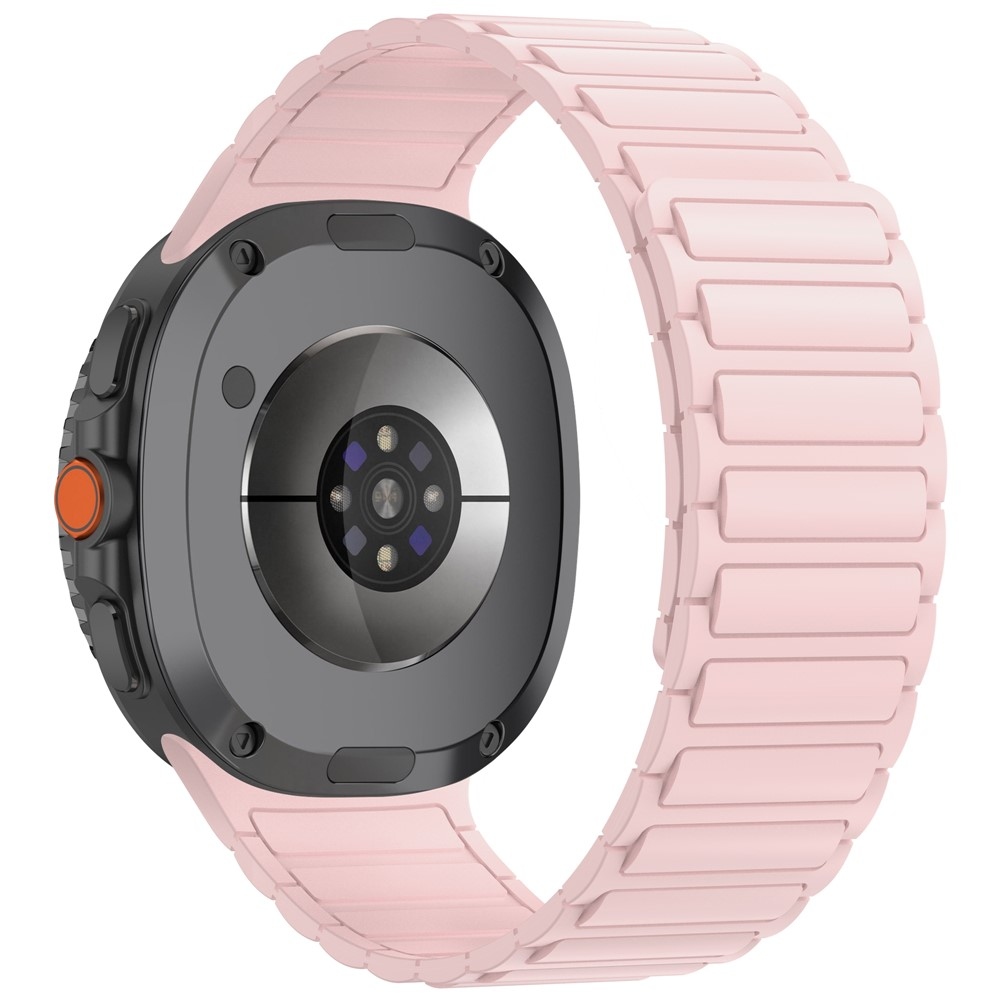 Adjust szilikon karkötő a Samsung Galaxy Watch8 Classic 46 mm-es/Watch8 44 mm-es/40 mm-es modellekhez – rózsaszín