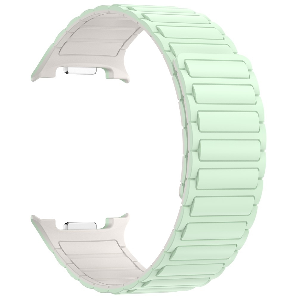 Adjust szilikon karkötő a Samsung Galaxy Watch8 Classic 46 mm-es/Watch8 44 mm-es/40 mm-es modellekhez – világoszöld