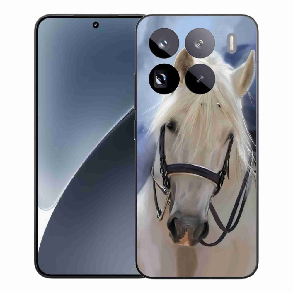 Gél borítás mmCase a Xiaomi 15 Pro-hoz - fehér ló