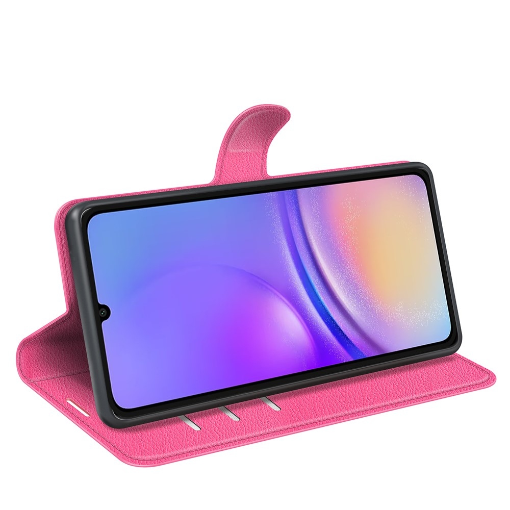 Litchi könyv tok Samsung Galaxy A06 4G - rózsaszínű