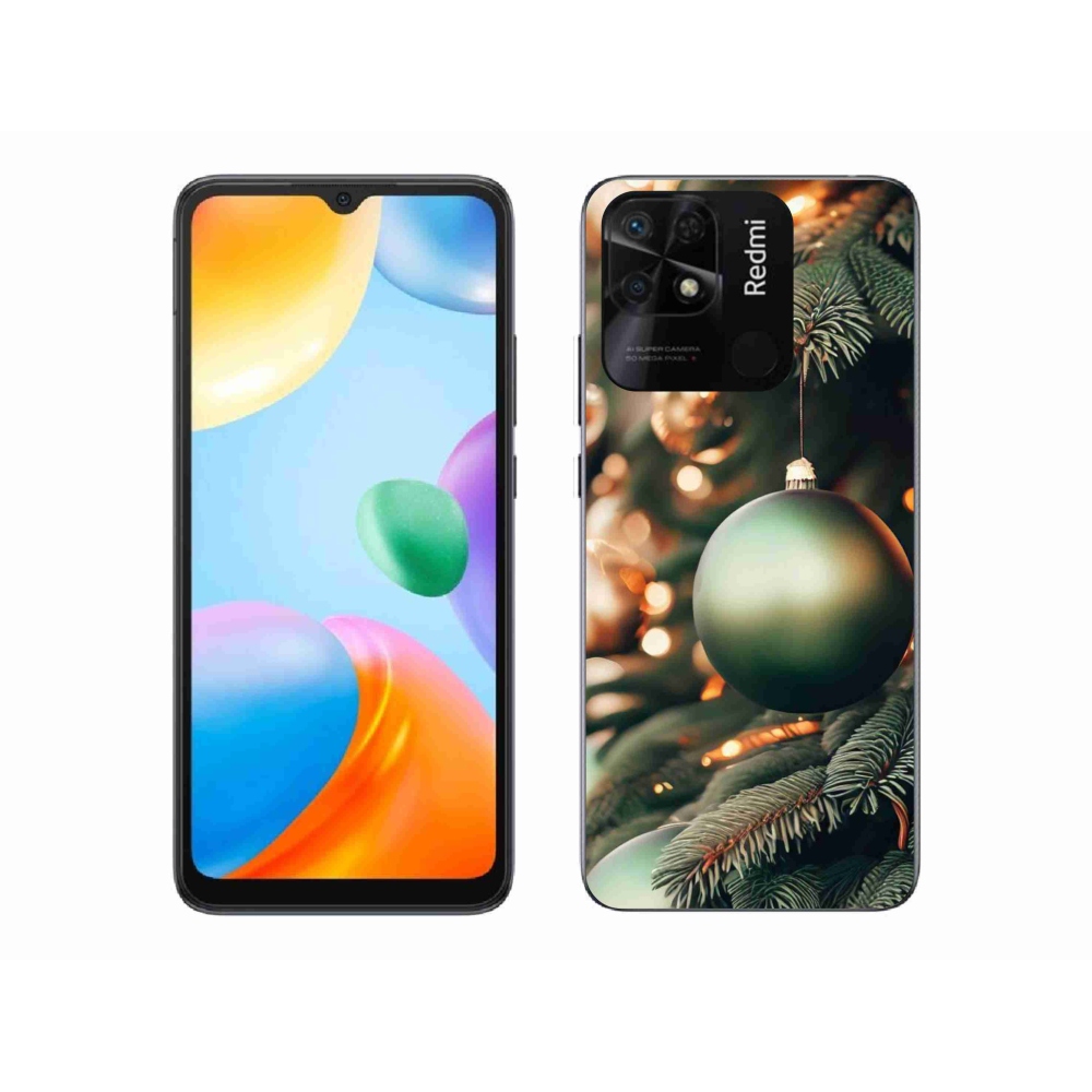 Gél borító mmCase a Xiaomi Redmi 10C-hez - karácsonyi dekorációk 1