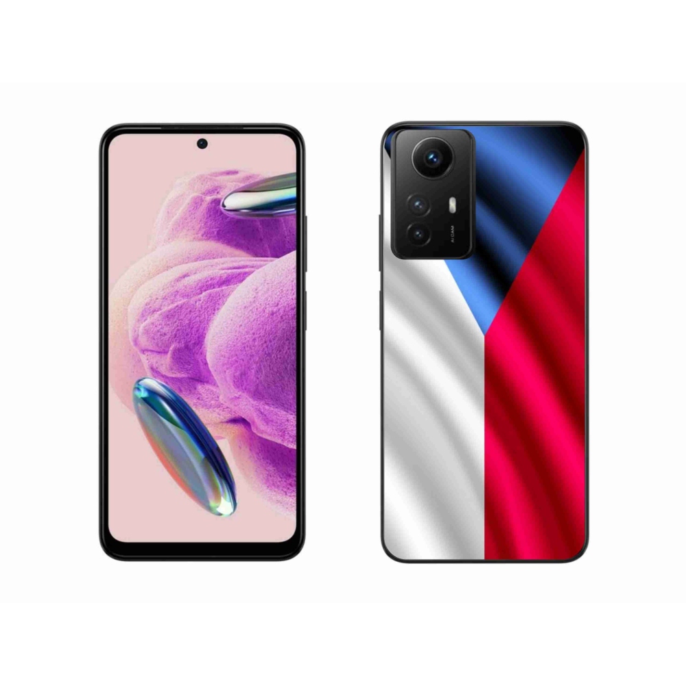 Gél borítás mmCase a Xiaomi Redmi Note 12S számára - cseh zászló