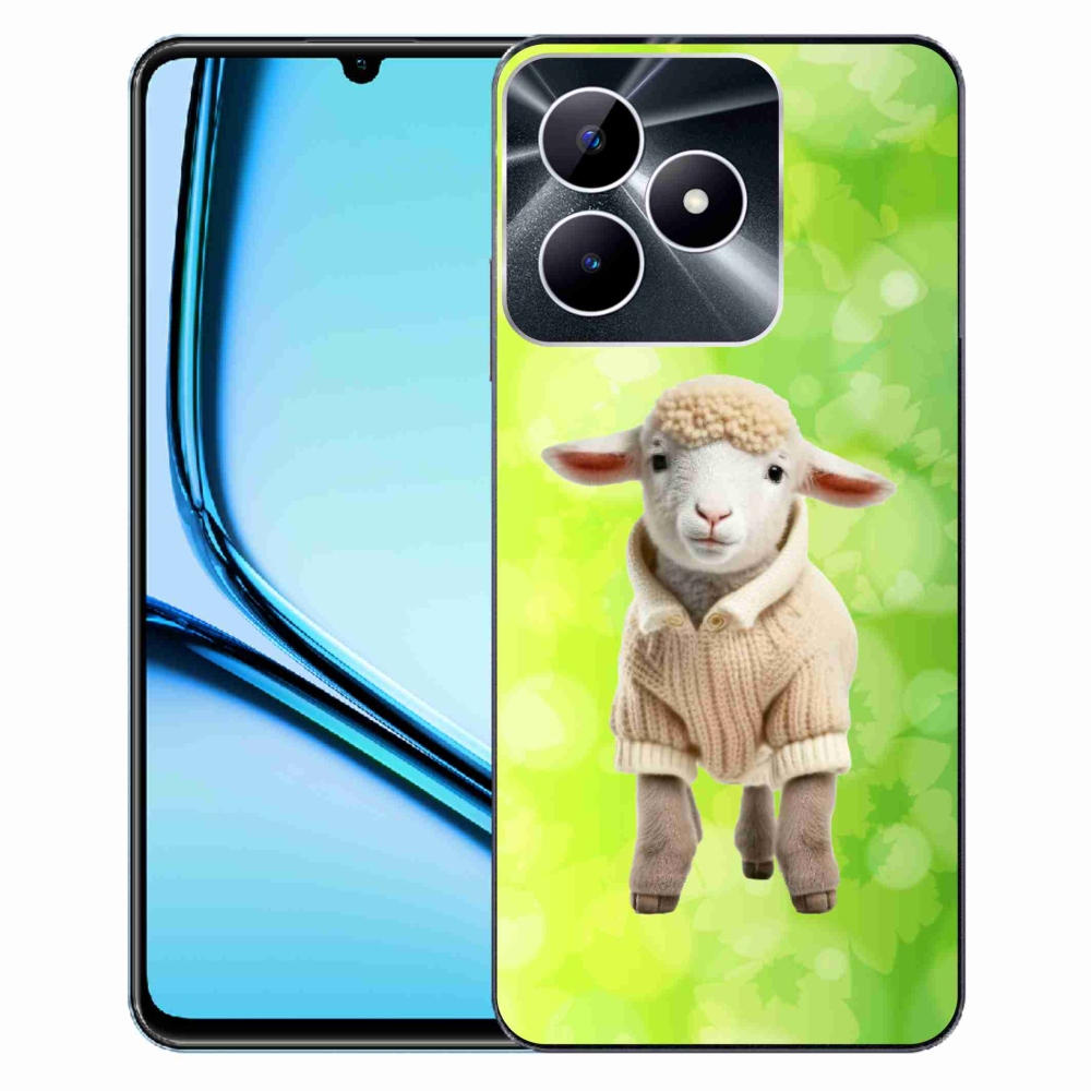 Zselés borítás mmCase a Realme Note 50 készülékhez - bárány pulóverben