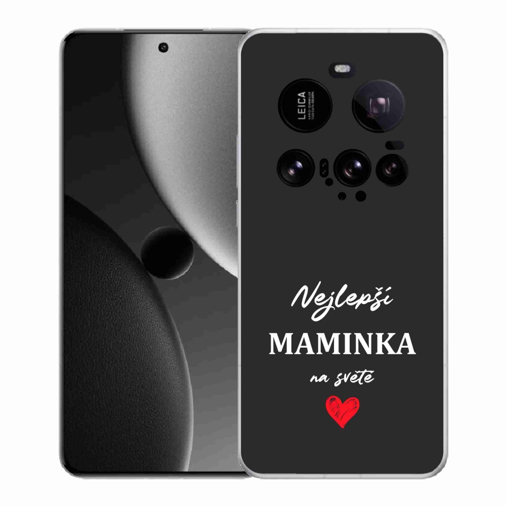 Gél borító mmCase a Xiaomi 15 Ultra - legjobb anya 1 fekete háttérrel