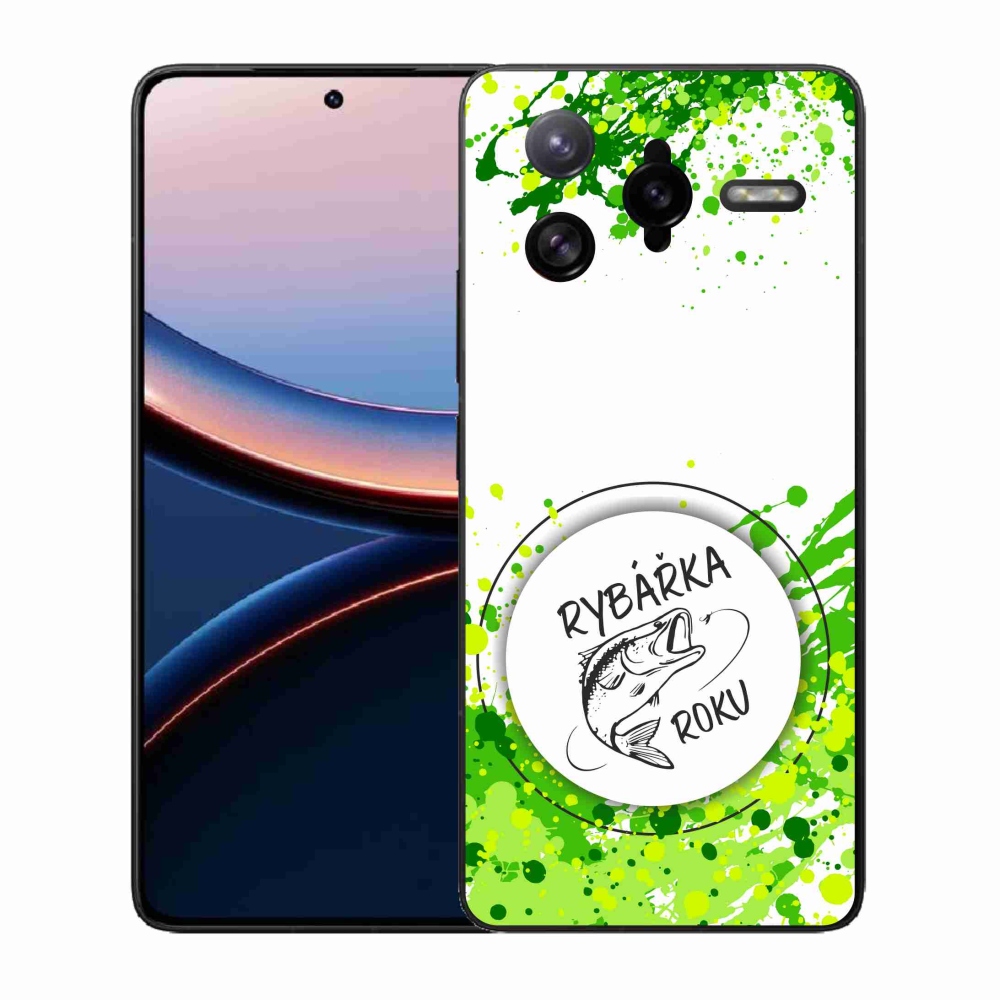 Gél borító mmCase a Xiaomi Poco F7 Ultra számára - az év halászának fehér háttere