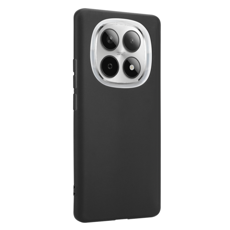Taktikai TPU tok Xiaomi Redmi Note 15 készülékhez, fekete