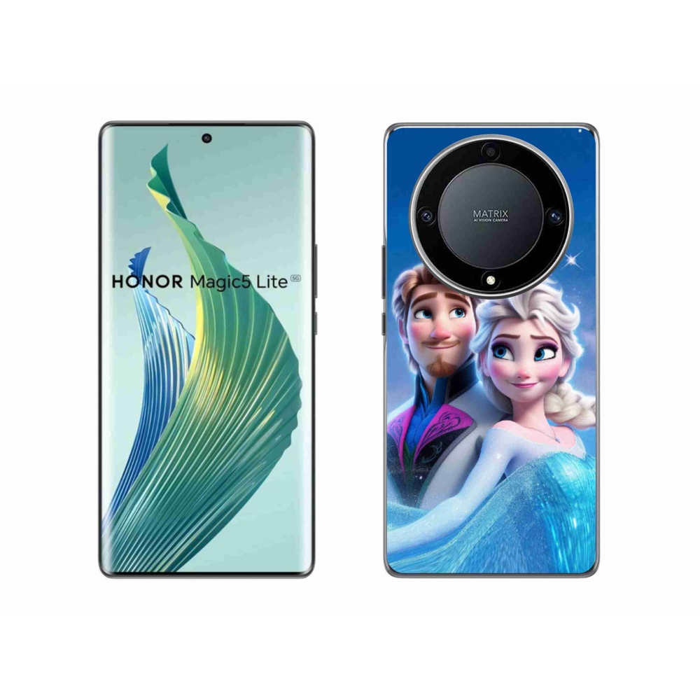 Zselés borítás mmCase a Honor Magic 5 Lite 5G készülékhez - Ice Kingdom 1