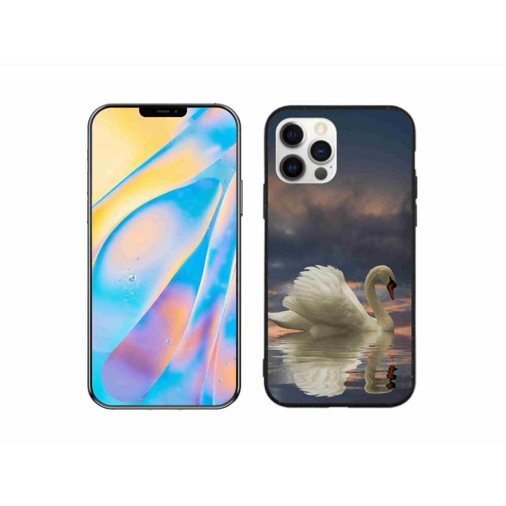 Zselés borítás mmCase iPhone 12 készülékhez - hattyú