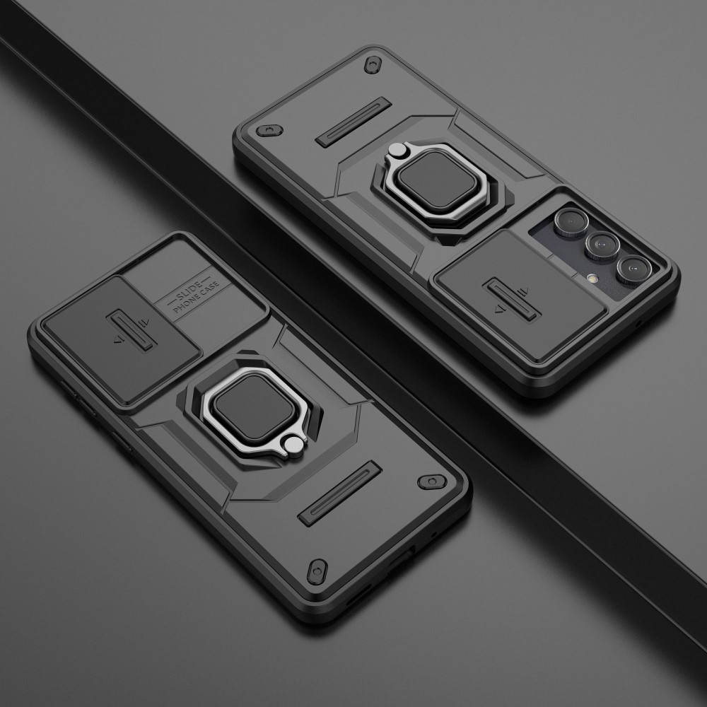 Lencseálló borítás Samsung Galaxy M55 5G készülékhez - fekete