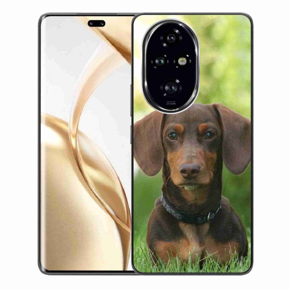 Gél tok mmCase a Honor 200 Pro 5G készülékhez - barna tacskó