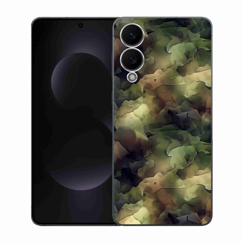 Gél védőhuzat mmCase Samsung Galaxy S25 Edge készülékhez - terepszínű minta 10