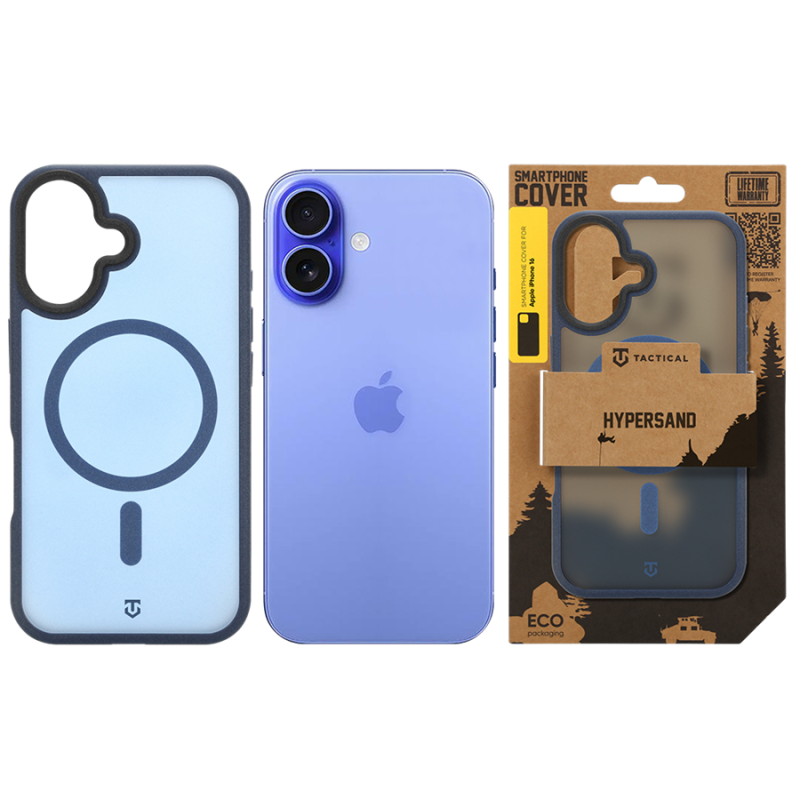 Tactical MagForce Hypersand tok az Apple iPhone 16-hoz, mélykék