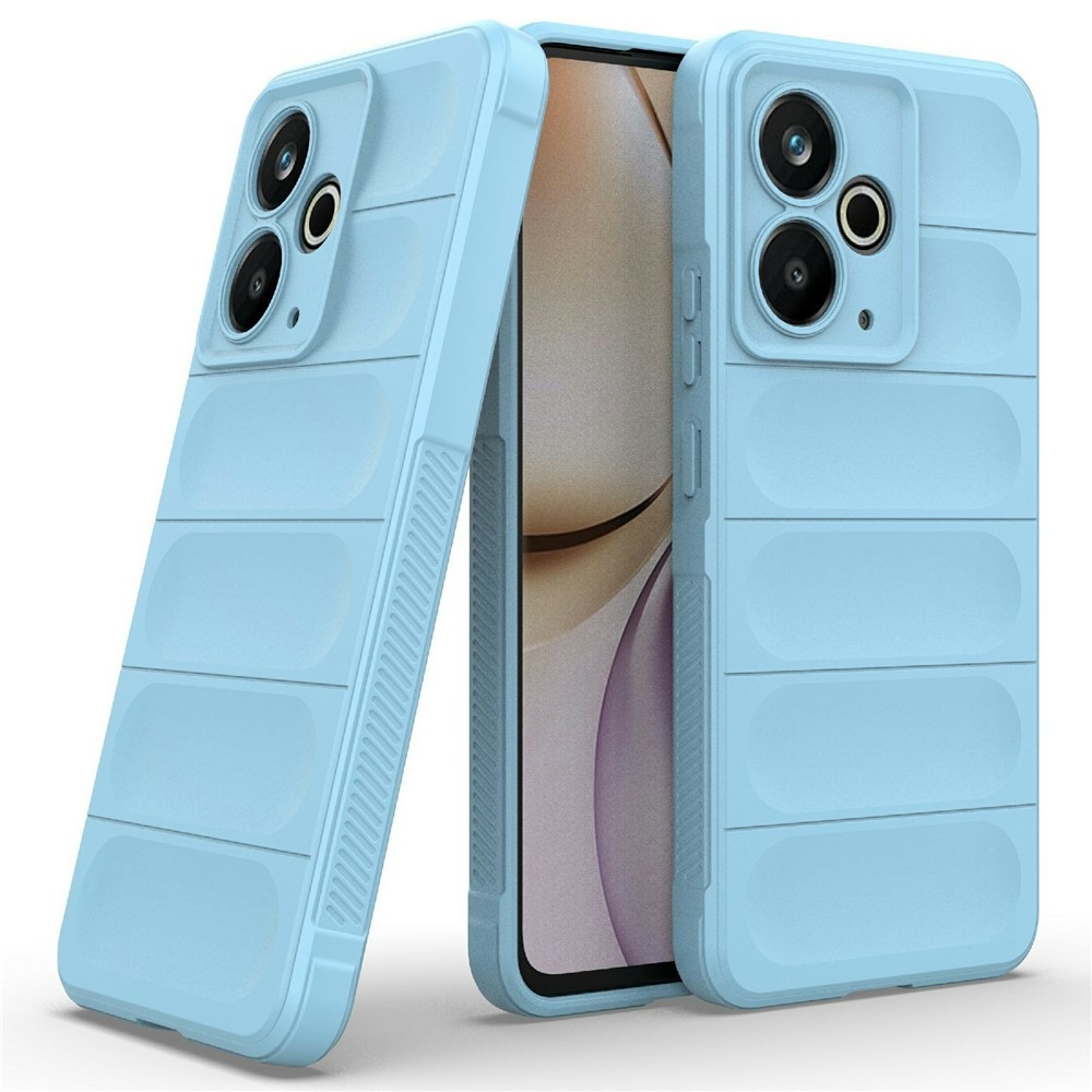 Rugg tartós zselés tok a Realme 14T 5G készülékhez - világoskék színben