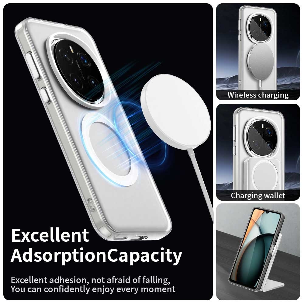 Candy zselés tok MagSafe-val a Honor Magic 7 Pro 5G számára - fehér