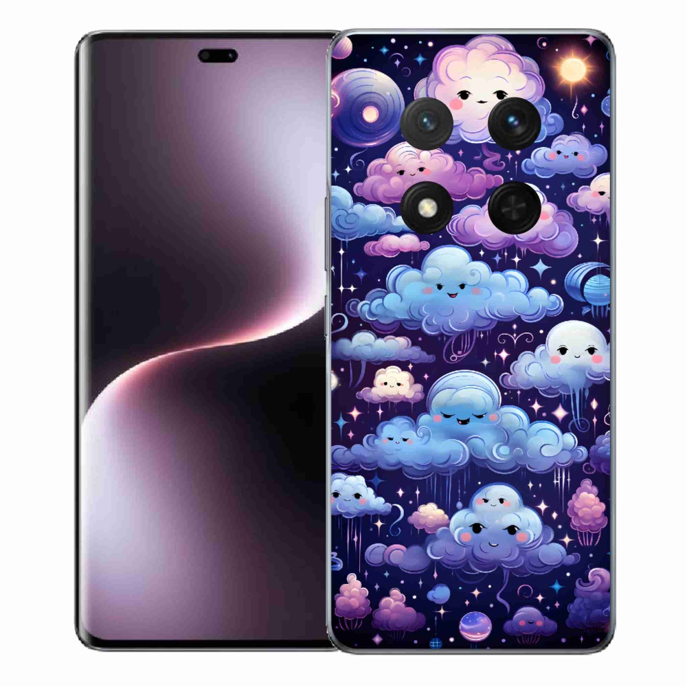 Gél borítás mmCase a Honor Magic 7 Lite 5G számára - felhők