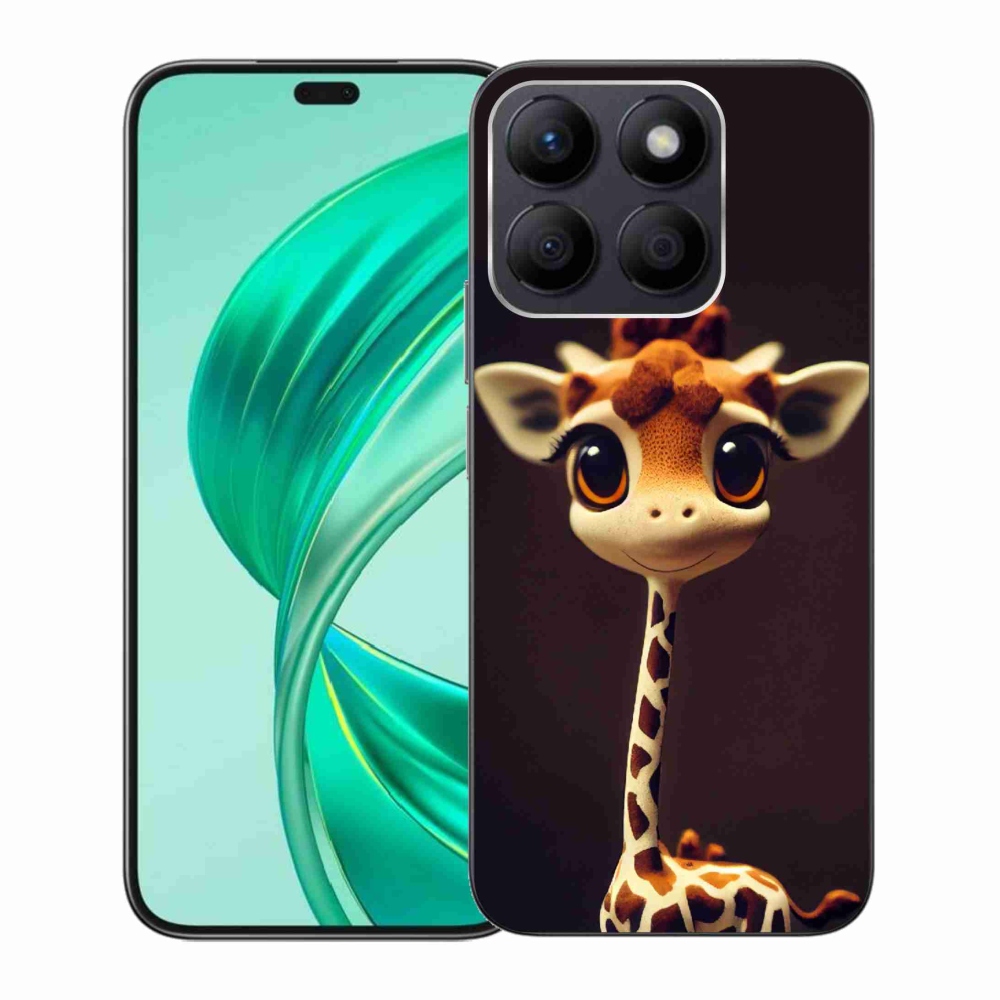 Zselés borítás mmCase a Honor X8b készülékhez - kis zsiráf