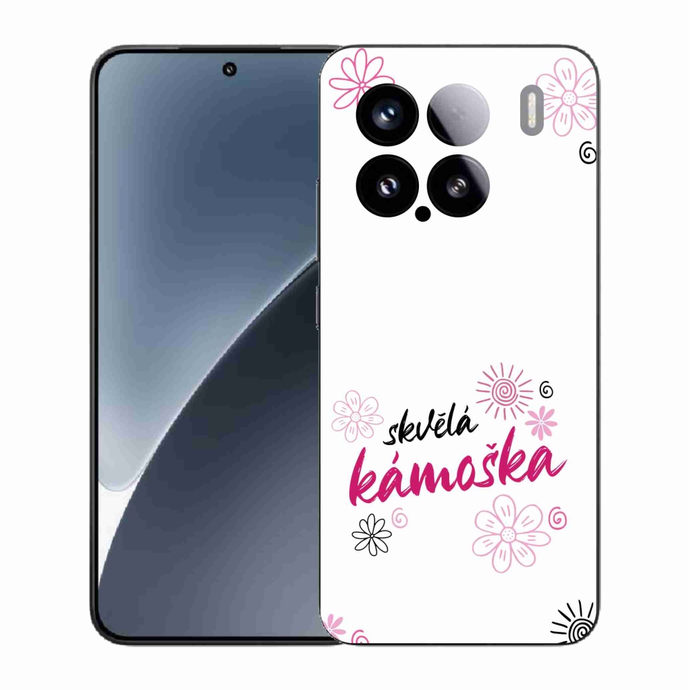 Gél borító mmCase a Xiaomi 15 - nagyszerű haver fehér háttérrel