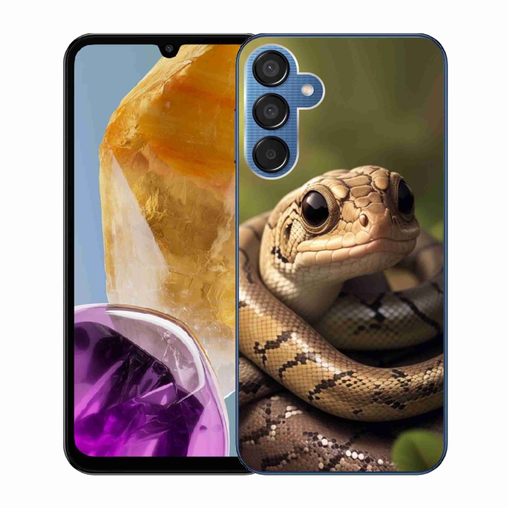 Gél védőburkolat mmCase Samsung Galaxy M15 5G - kígyó 1