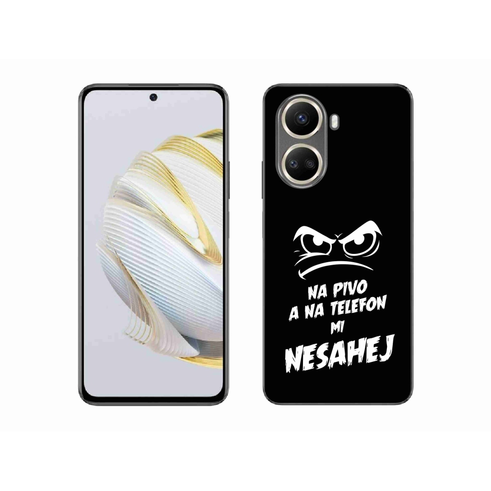 Gél borítás mmCase a Huawei Nova 10 SE-hez - sör motívum 2 fekete háttérrel