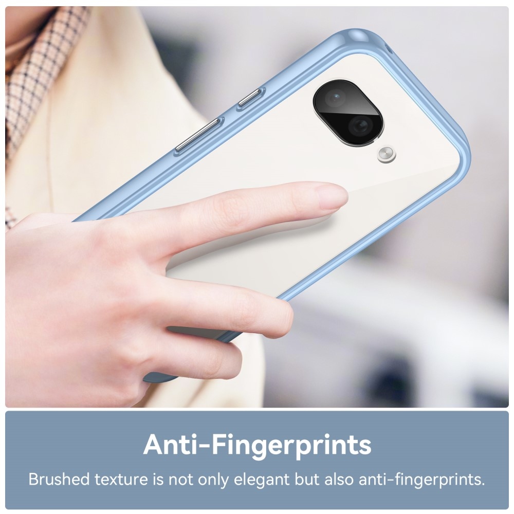 Gél tok kemény hátlappal a Google Pixel 9a készülékhez - kék