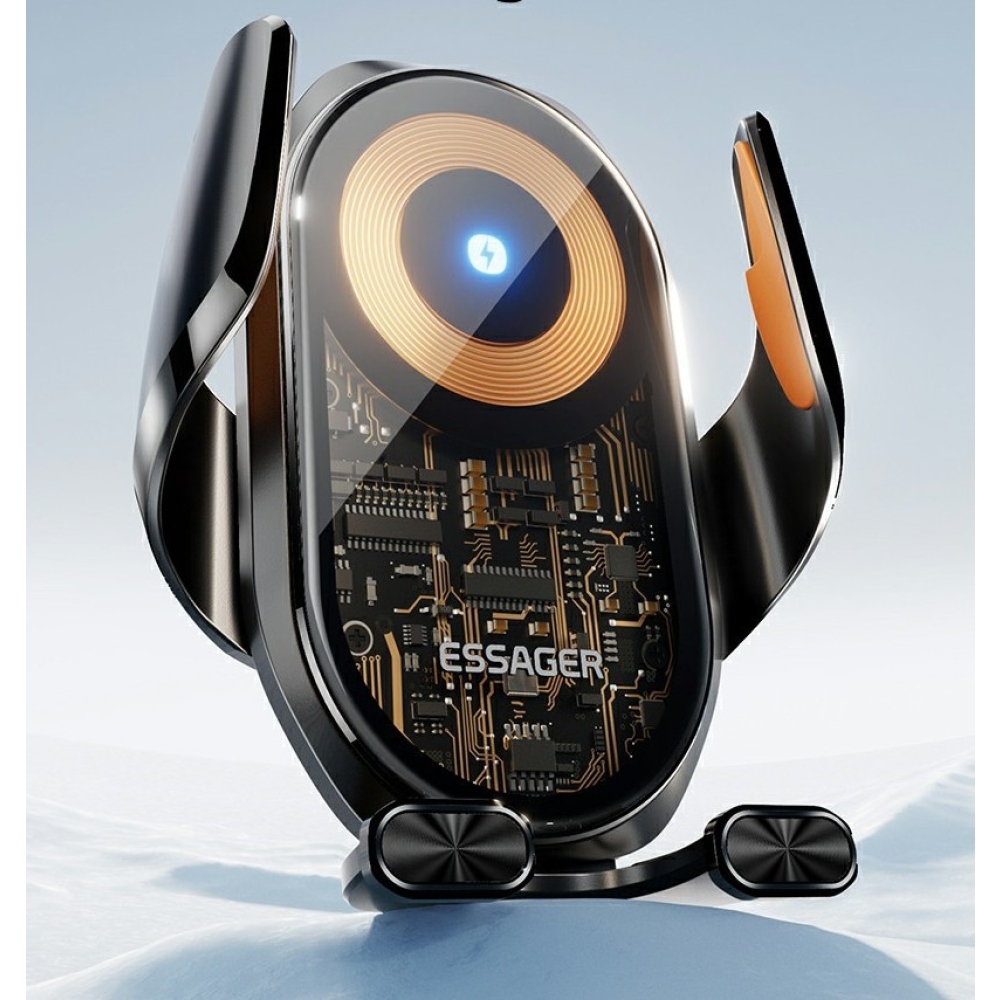 Essager vezeték nélküli autós töltő tapadókoronggal 15W
