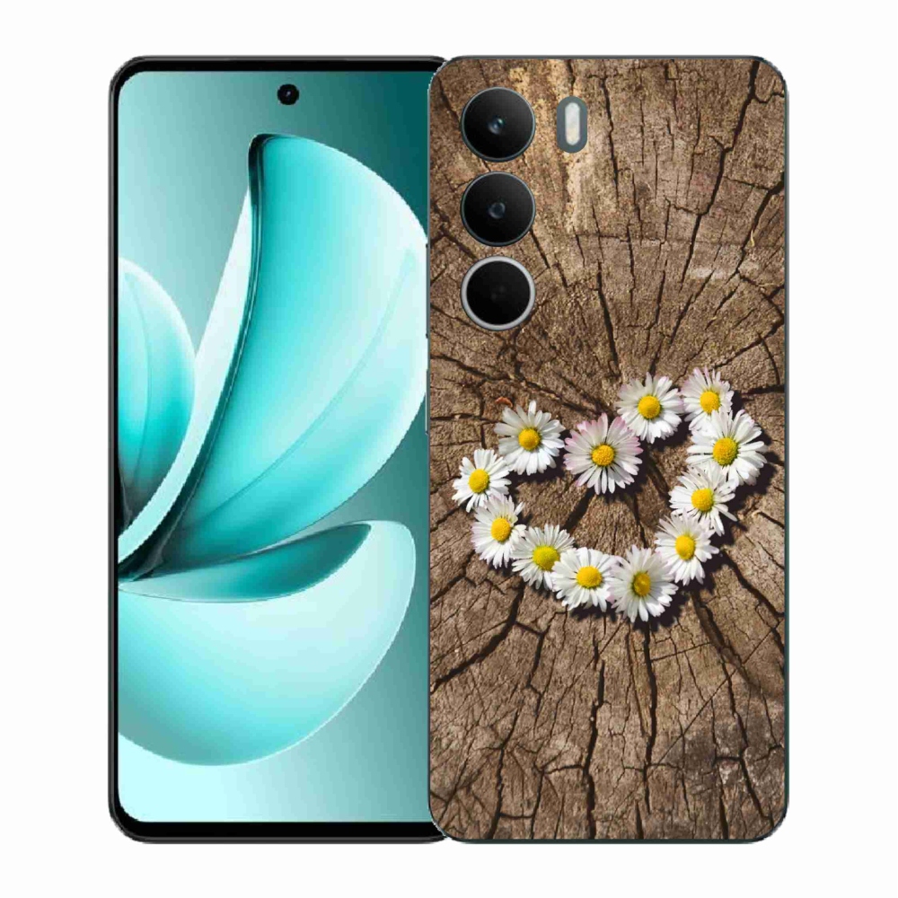 Zselés borítás mmCase a Realme C71 készülékhez - Százszorszép szív