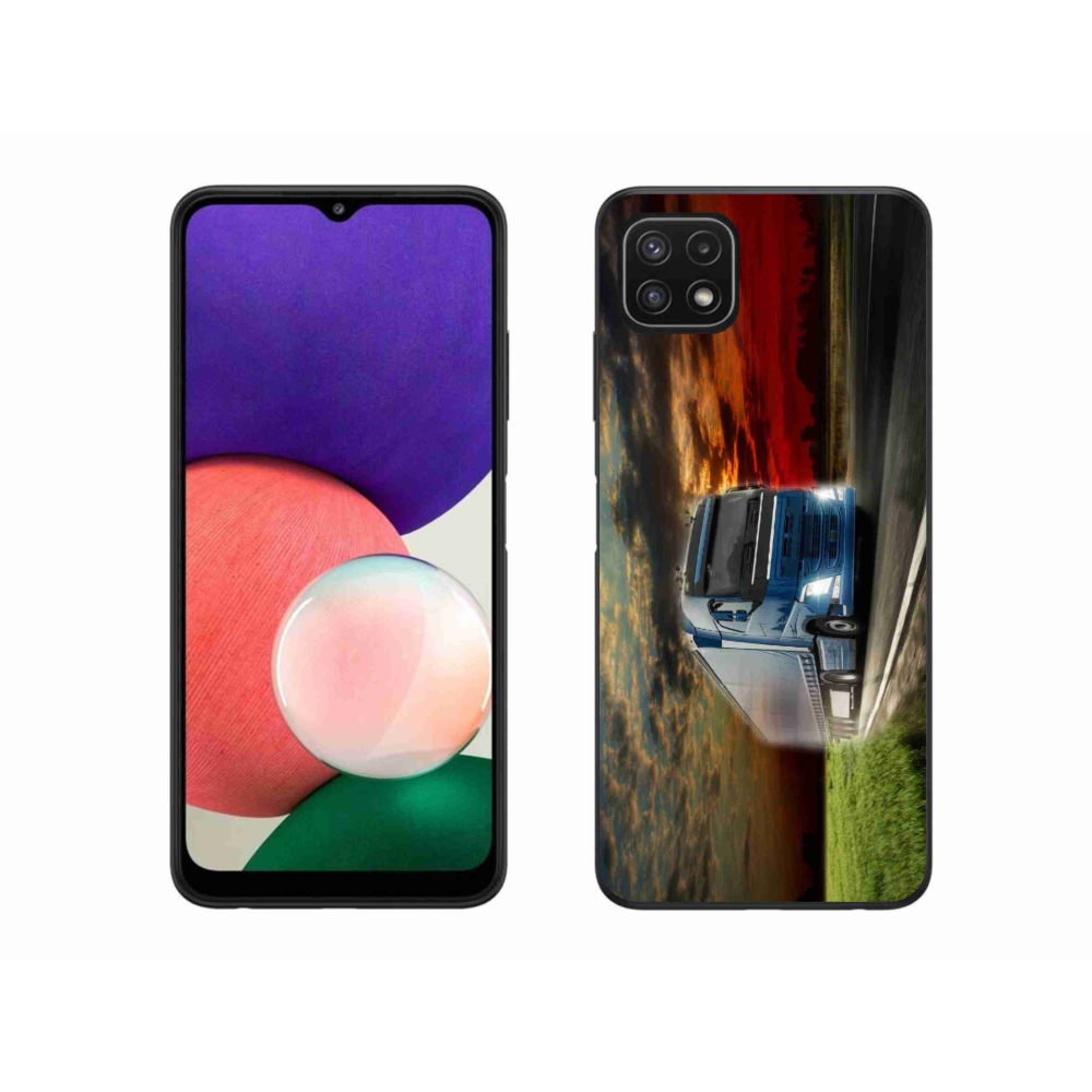 Gél borítás mmCase Samsung Galaxy A22 5G - teherautó 4