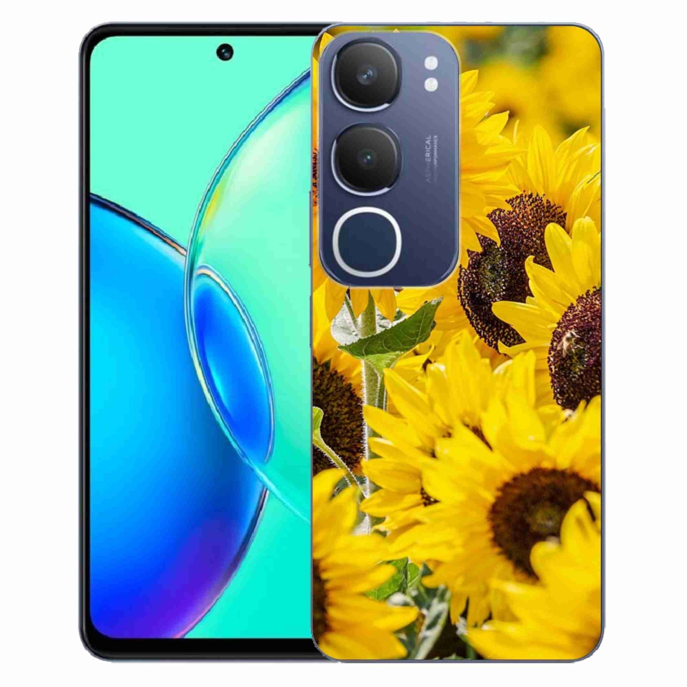 Gél védőburkolat mmCase a Vivo Y19s készülékhez - Napraforgó