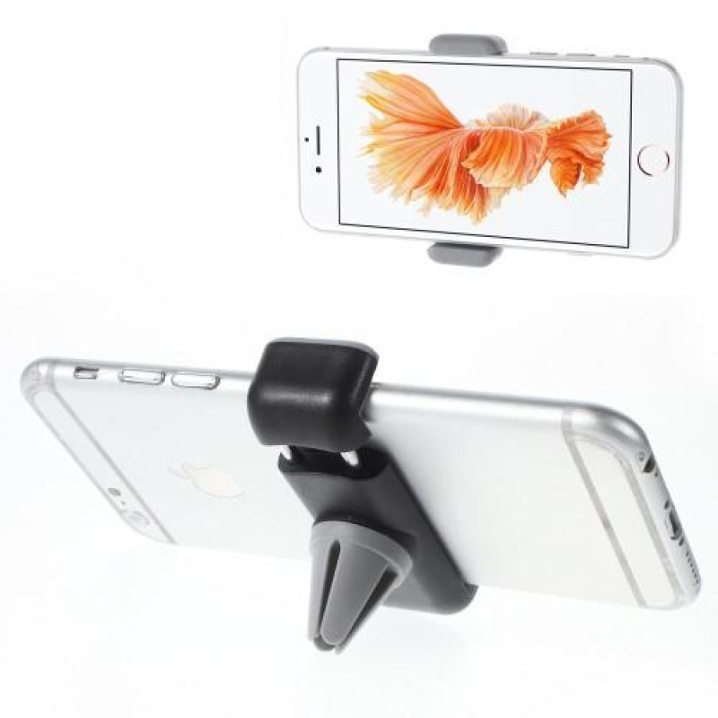 Légbefúvó tartó mobiltelefonhoz - fekete