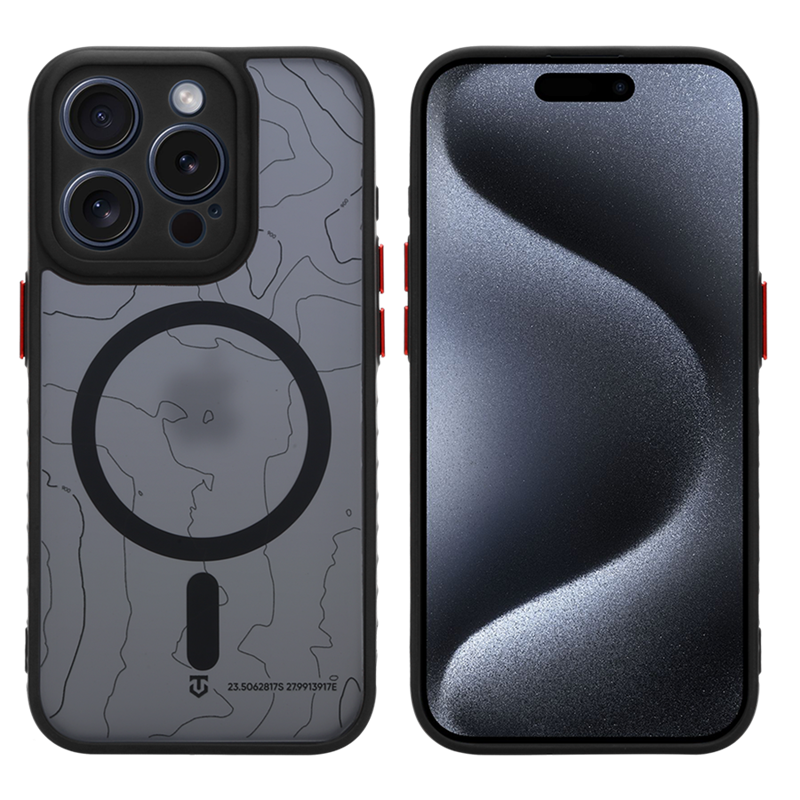 Tactical MagForce Warthog tok az Apple iPhone 15 Pro-hoz, Asphalt színben