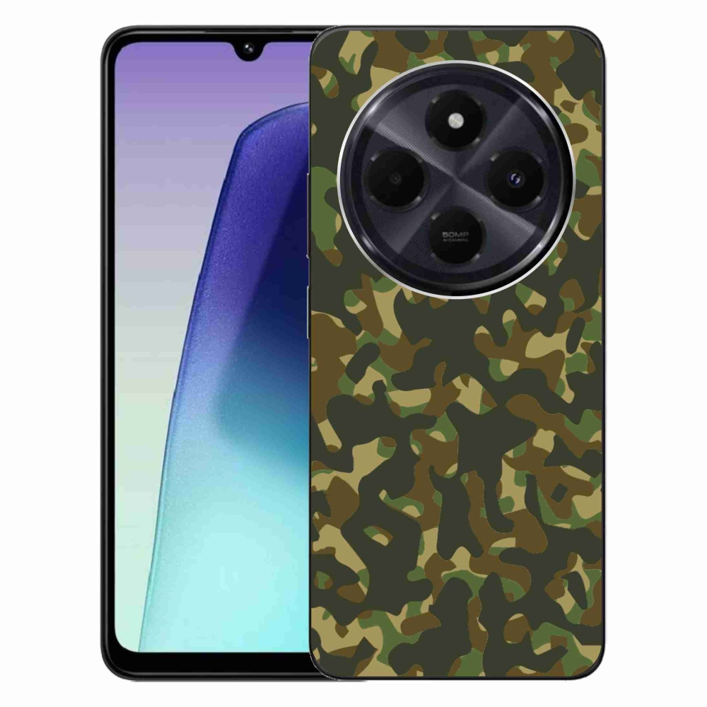 Gél borítás mmCase a Xiaomi Redmi 14C/Poco C75-hez - terepszínű minta 1