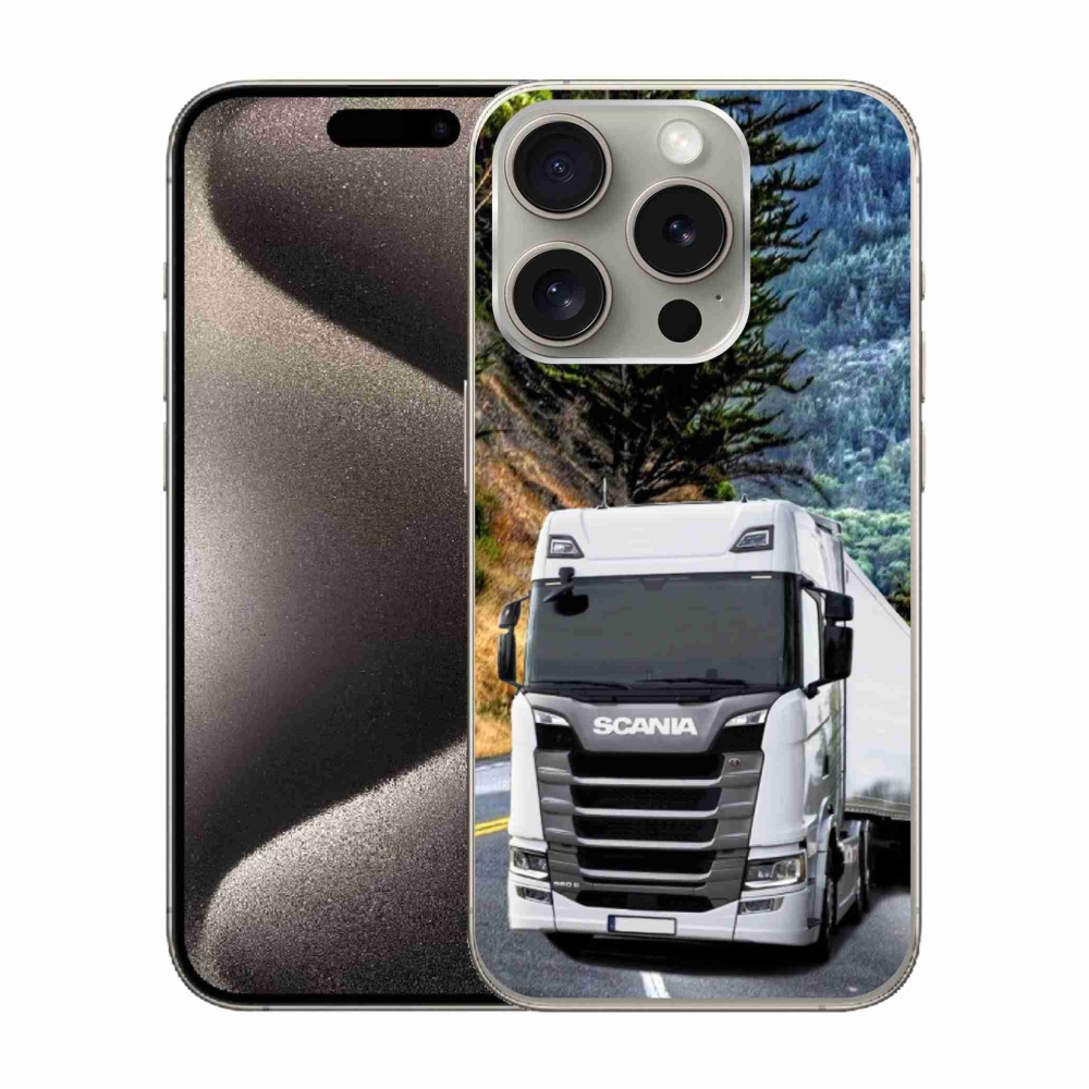 Gél védőburkolat mmCase iPhone 15 Pro készülékhez - teherautó 1