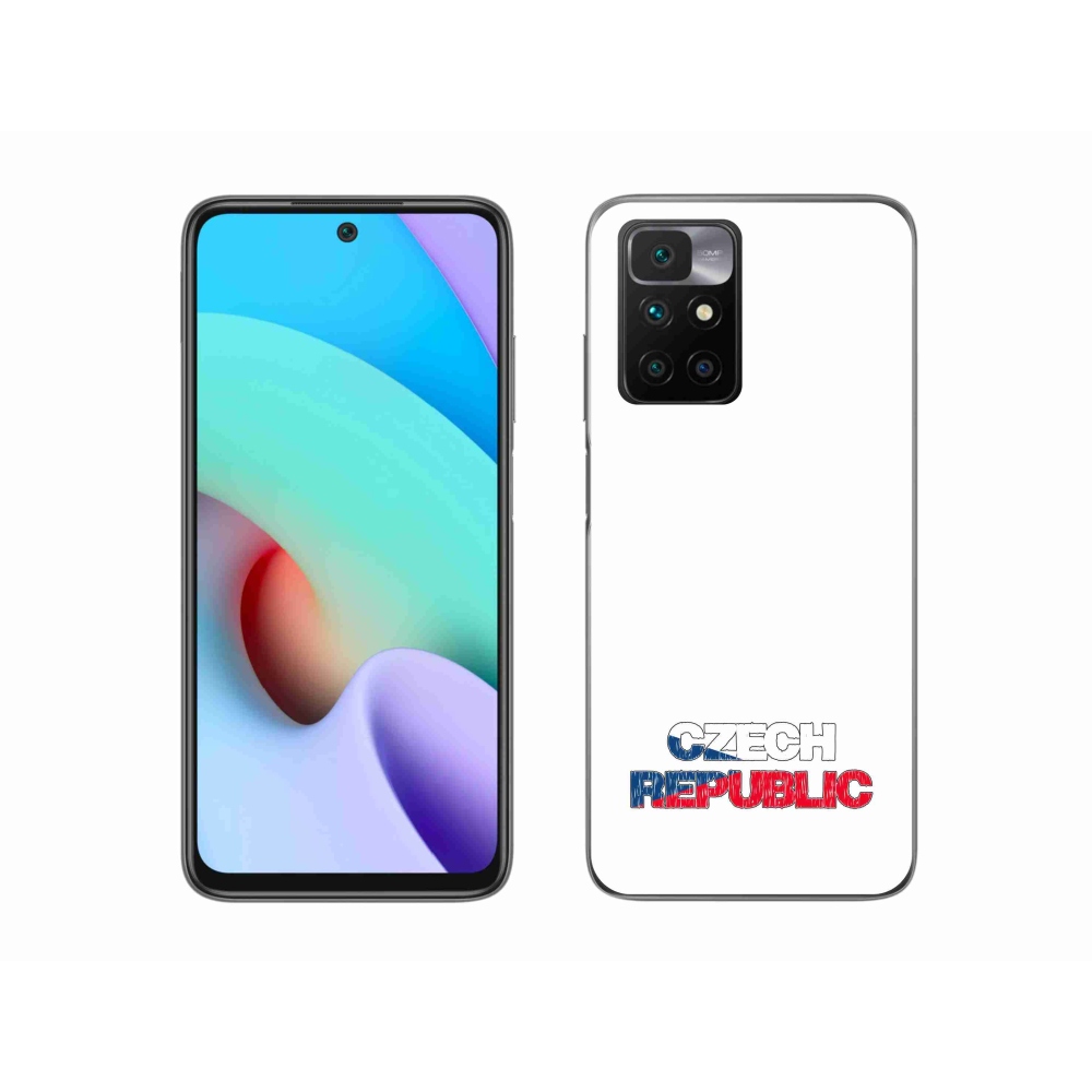 Gél borítás mmCase a Xiaomi Redmi 10/Redmi 10 (2022) - Csehország fehér háttérrel