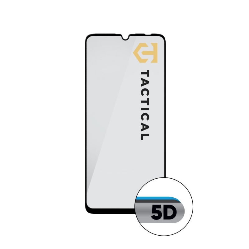 Taktikai üvegpajzs 5D üveg a Realme Note 60 4G Fekete számára
