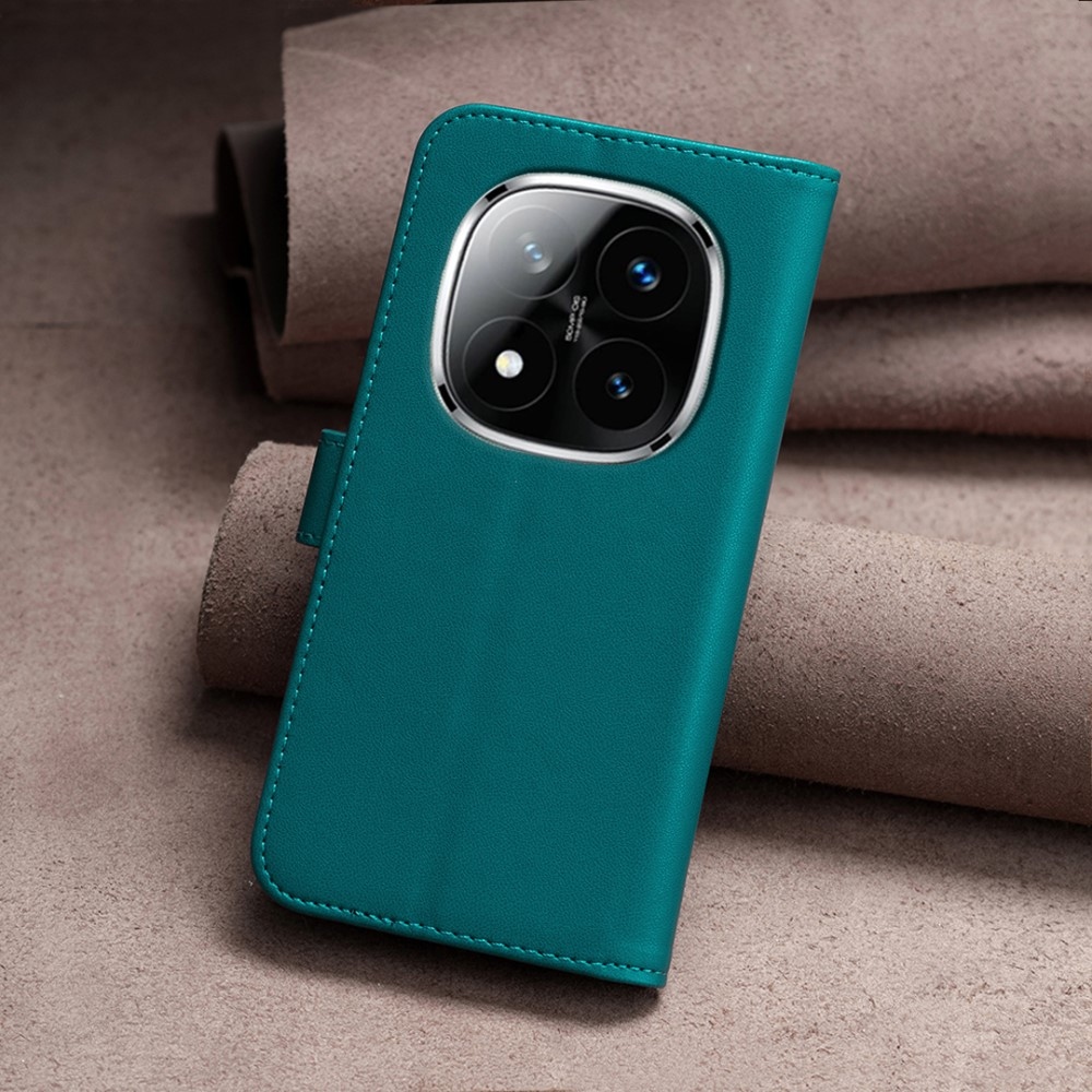 BNF könyvtáska Xiaomi Redmi Note 14 Pro 5G/Poco X7 5G/Note 14 Pro+ 5G - zöld